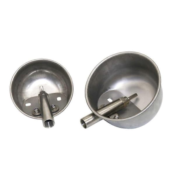 Automatisk drikkeskål for griser, 21 cm sølv Silver