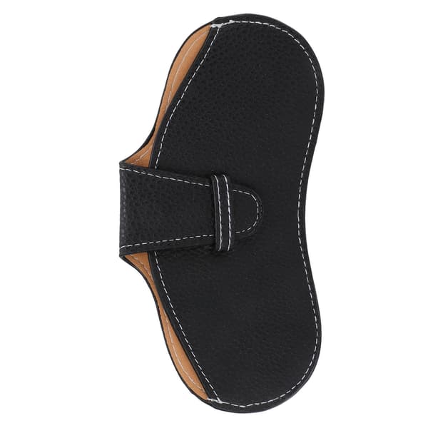 Leather Sunglasses Case Portable PU Leather Glasses Case Leather Durable Simple Eyeglasses Case for Sunglasses Black