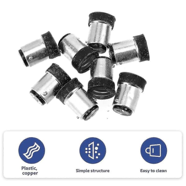 B15 til E14 Adapter Pæresokkel Omformer 8 Deler Pære Adapter Medium Sokkel Lampe Omformer