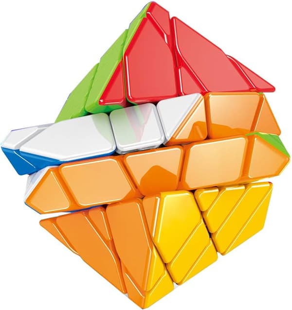 4x4 Axis Magic Cube 4x4 klistremerkeløs Axis Speed Cube 4x4x4 Fishe