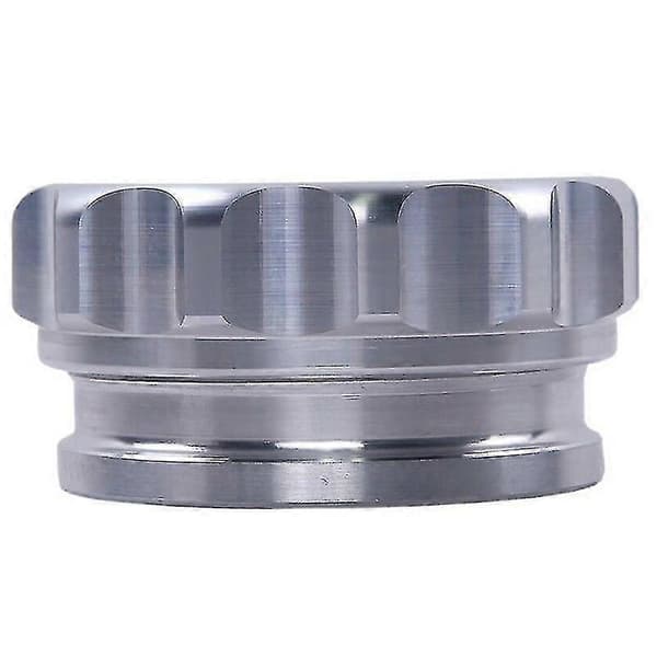 2 tommer 51 mm svejset påfyldningshals i aluminiumlegering og modificeret brændstoftankdæksel til bildele sølv