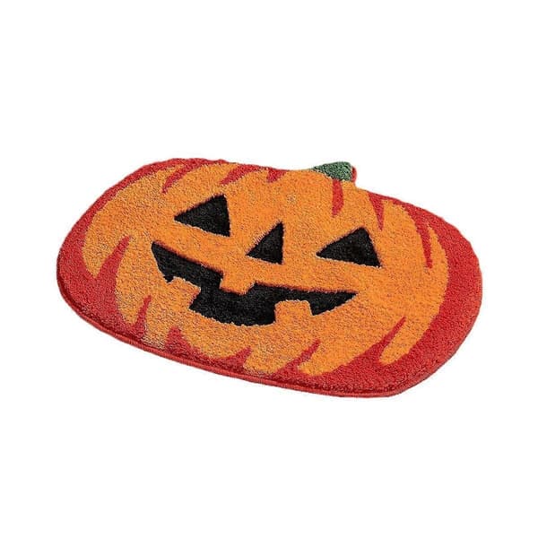 Autumn Pumpkin Bathroom Mats Non-Microfiber Washable Absorbent Rug Autumn Home Decor