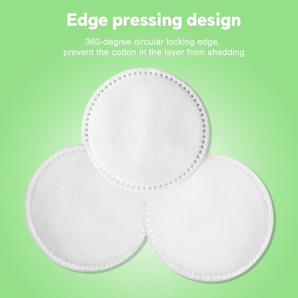 Cotton Pads for Face in Bulk (120 Count), Dual Texture, Soft, Lint Free Makeup Remover Pads, Hypoallergenic, High Absorbency
