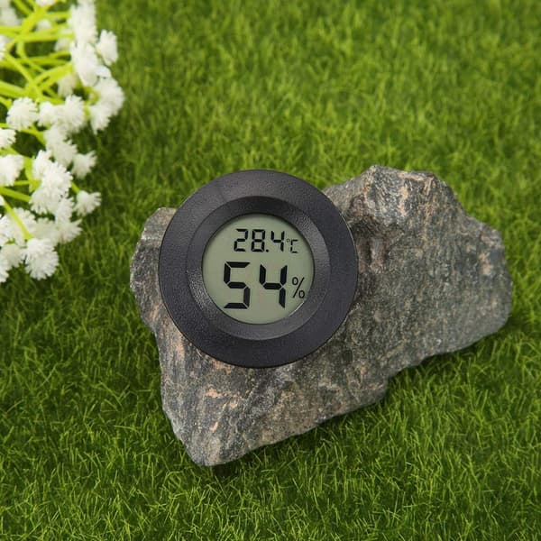 2-pakning Mini Termometer Hygrometer Kjøleskap Fryser Elektronisk