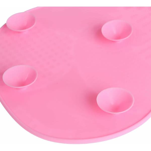 Makeupborstrengöringsborste Rengöringsmatta Skrubbbräda (Rosa)