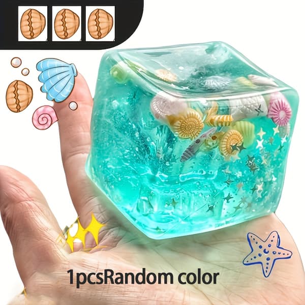 [Durable Fidget Gift] New - 3D Cartoon Figure, Realistic Squeezable, Durable for & s, Fidget Gift, Endless Cracking Sensation, with Cube (FMY) 1pc 1pc