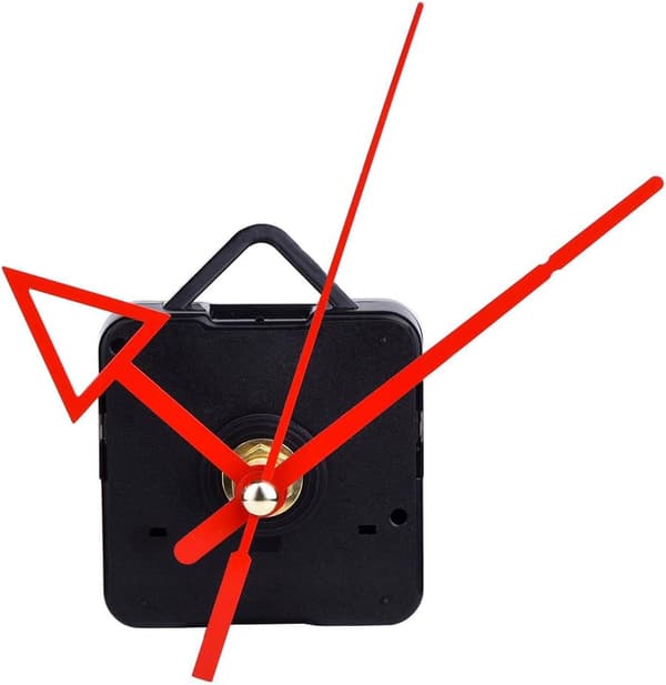 Clock Movement Quartz Spindle Movement DIY Movement Repair Tool, 3/25 Inch Maximum Dial Thickness, 1/2 Inch Total Shaft Length