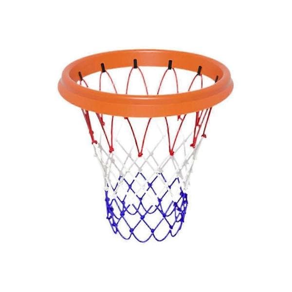 Bærbart basketballnet Nem opsætning Kast og fastgør Holdbart All-Weather Net Uden kant Universal pasform Indendørs Udendørs