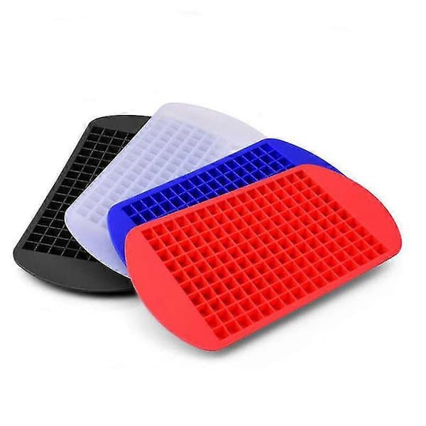 3-pack Silikon Mini Iskubbrickor 160 Små Iskubsformar Lätt Att Ta Ur (FMY) B B