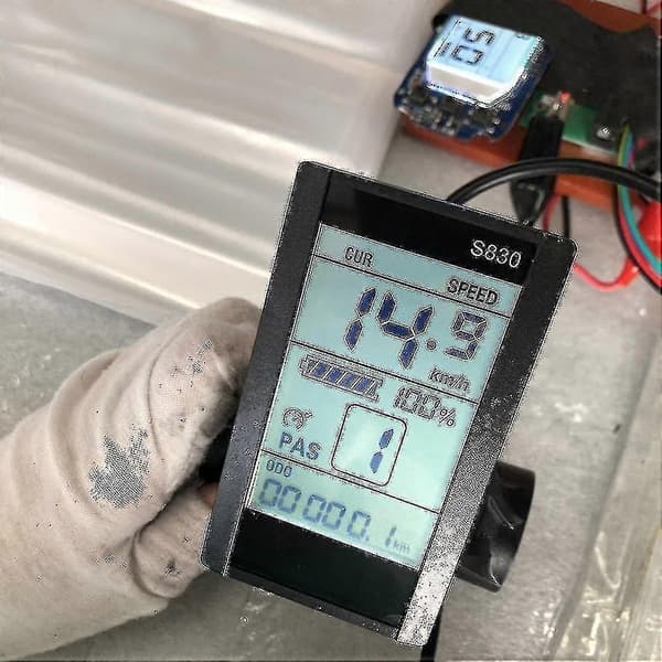 DB Protocol 2 Elektrisk Cykel Display 24v 36v 48v LCD S830 Display Med USB Vandtæt Forbindelse
