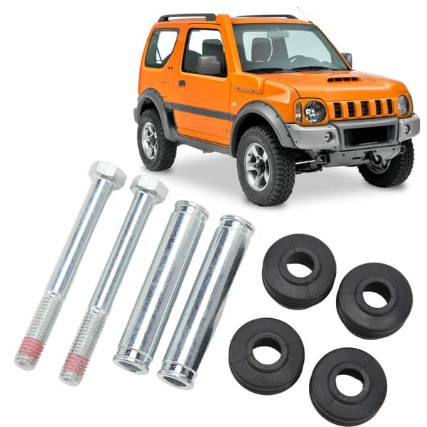 Fremre bremsekaliper glidepinner styresett BCF1406AX2 erstatning for Suzuki Jimny 1998 til 2023