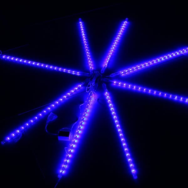 Meteorit Diamond Watch Space Outside and Outside Christmas LED String Lights - 30 cm [8 pcs] Plug-in Payment (Blue)
