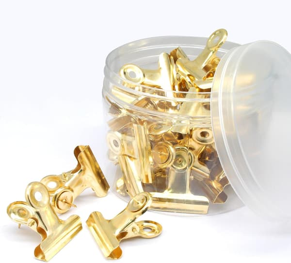 Stiftklemmer Gold