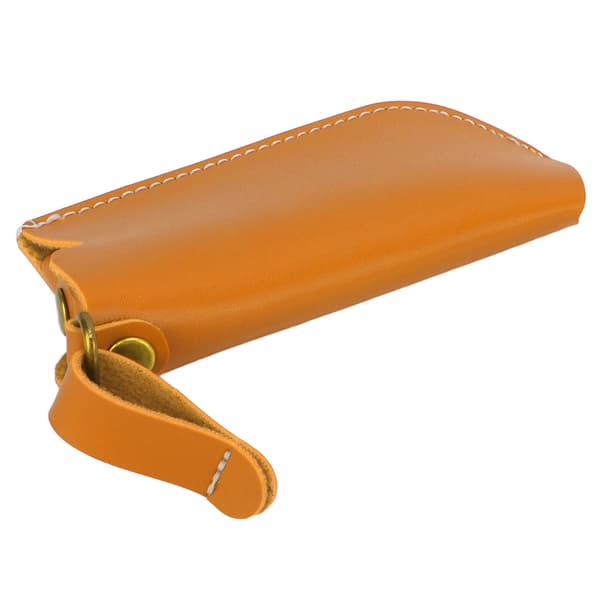Rustic Leather Lighter Protective Case Handmade Leather Lighter Protective Case for Outdoor Camping Caramel-FA-