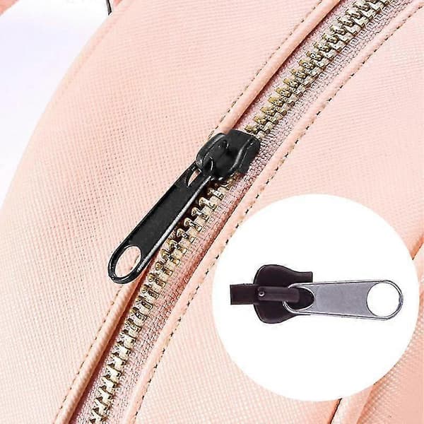 6 Pieces Zipper Puller Slider Instant Zipper Replacement Slider Zipper Puller Replacement For Bags Clothes Wallets Backpacks Suitcases Red Red