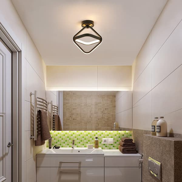 LED-loftlampe til korridor, 22W loftlampe, loftbelysning lamper loftlamper til balkoner korridor garderobe diameter 22cm