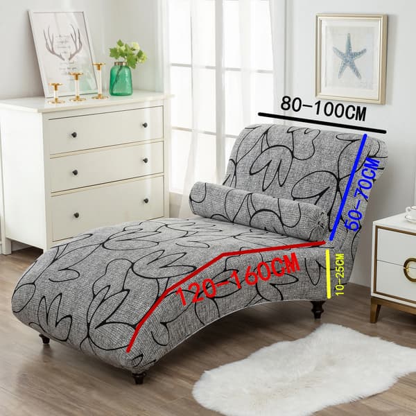 Fåtöljöverdrag solstolsöverdrag sammet stretch möbelskydd