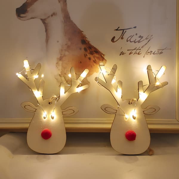 Messingstråd Julebelysning, Juletre Vindu Dekor, Ho