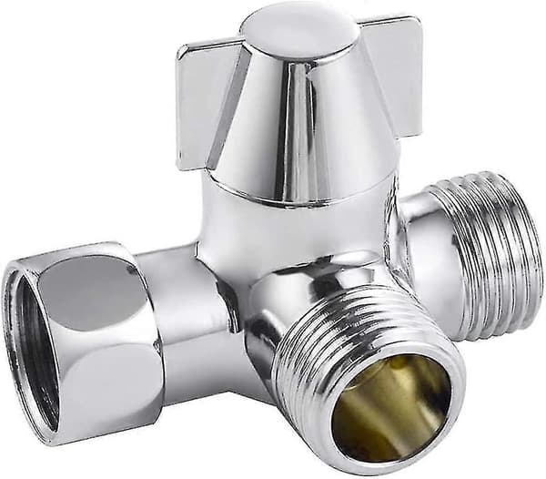 Solid Brass 3-Way Valve, 3-Way Diverter Valve, 3-Way Shower Diverter Valve