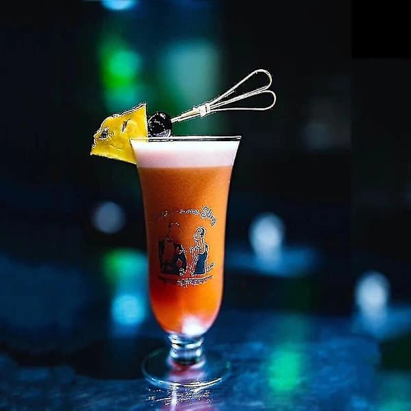 2 stk. Singapore Sling-glas, cocktailglas, longdrinkglas, juiceglas sæt med 2