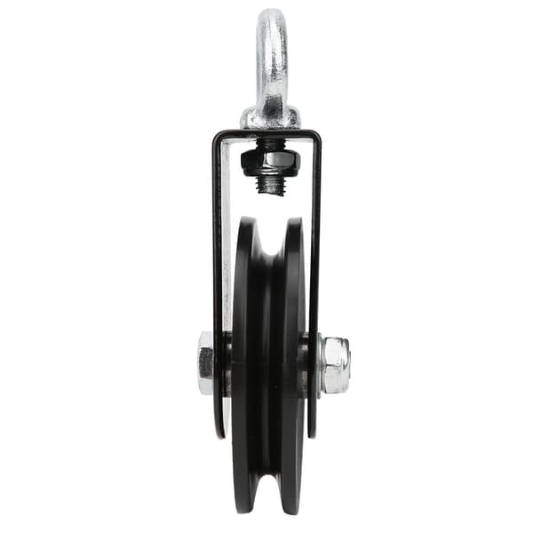 Silent Hanging Wheel Set for DIY Fitness Equipment with PP Iron Plate Support Bracket