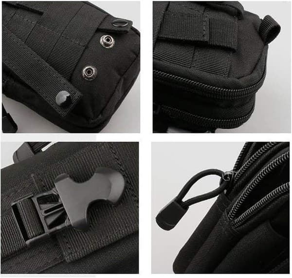 Tactical Belt, Waist Bag Multifunctional Molle EDC Gadget Uti