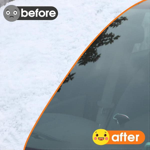 Ice Scraper for Car Windshield, Non-Scratch Car Ice Scraper, Easy to Remove Ice