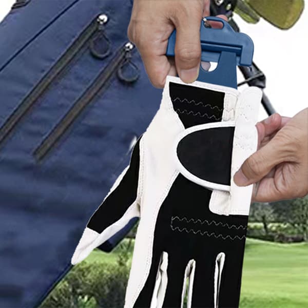 Handformade golfhandskar 2 st/1 par multifunktionshandskhållare, golfhandsketorkställ handskformare sträckare blå Blue