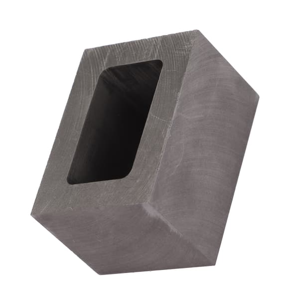 Rectangular Graphite Casting Mold for Jewelry, Metal Refining, Casting Crucible for Melting Gold, Copper, and Brass