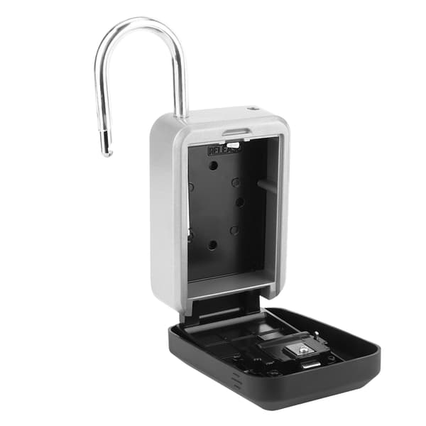 Wall-mounted Password Key Box Key Lock Box with Waterproof Cover for Home and Outdoor Use