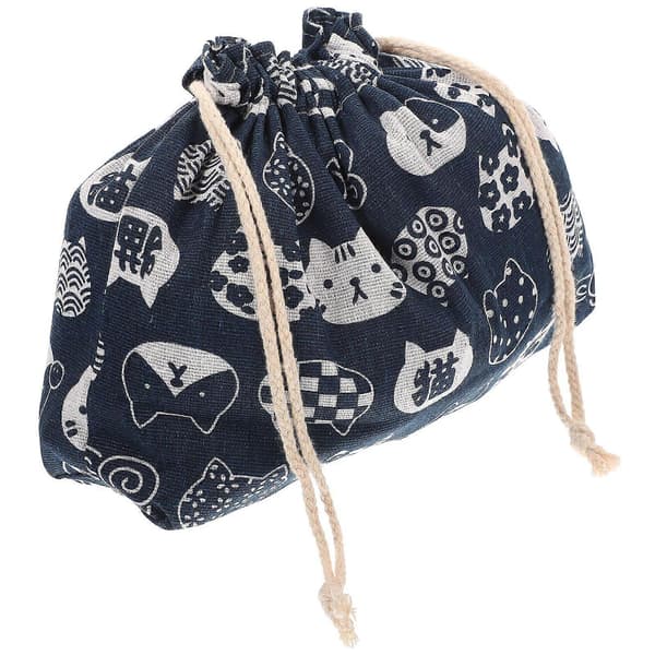 Drawstring Lunch Bag, Portable Lunch Bag, Reusable Bento Box Bag, Lunch Box Bag