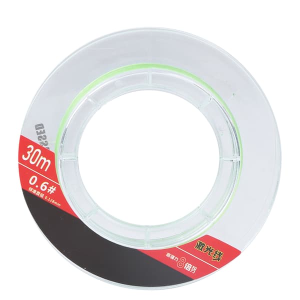 30m 0.6# Sinking Fishing Line Strong Tension Main Line Sub Line Bonding Process (Main Line Green)