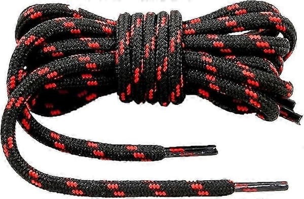 Round Boot Laces - 2 Pairs Heavy Duty Work Boot Laces for Hiking, Walking & Work Boots - Durable & Long-lasting