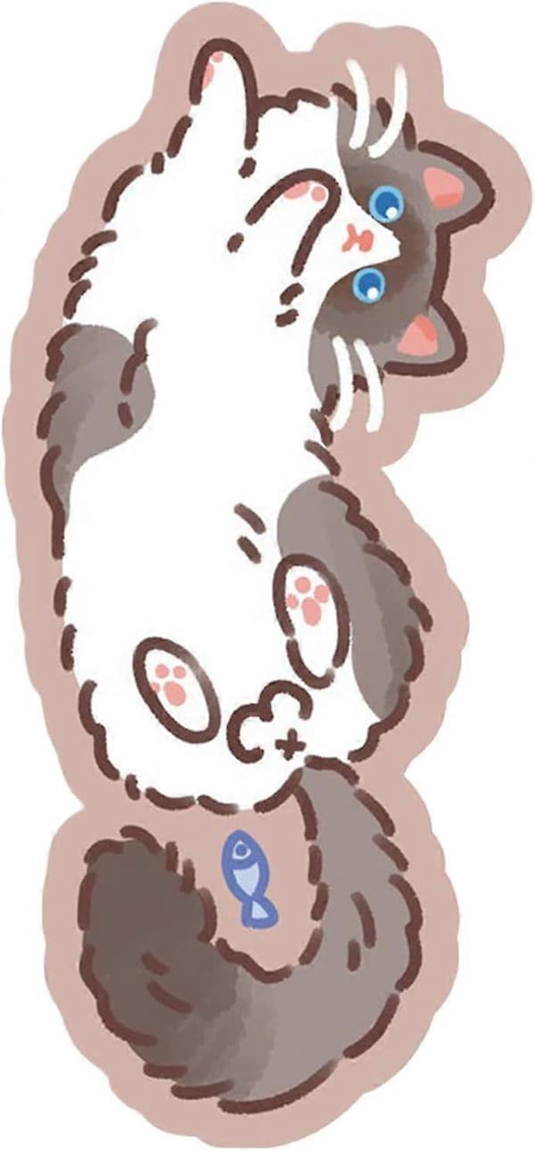 Cute Desk Pad, Cat Soft Mouse Pad, Non-Slip Keyboard Mat Mouse Pad Rubber Table