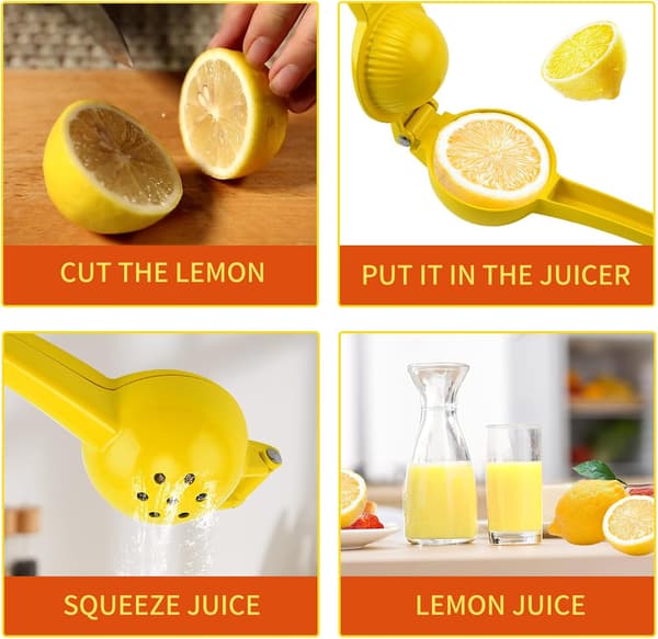 Lemon and Lime Juicer, Manual Hand Juicer for Your Ultimate Lemon Squeezing Solution