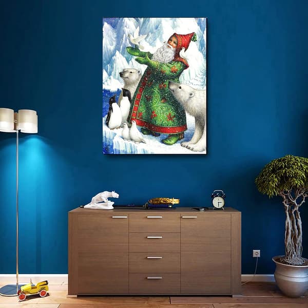 5D Diamantmaling for Voksne Runde Diamanter, DIY Diamantmaling Kunst