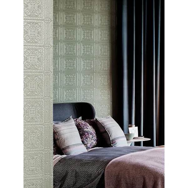 Turner Tile Paintable Textured Vinyl Wallpaper RD80000
