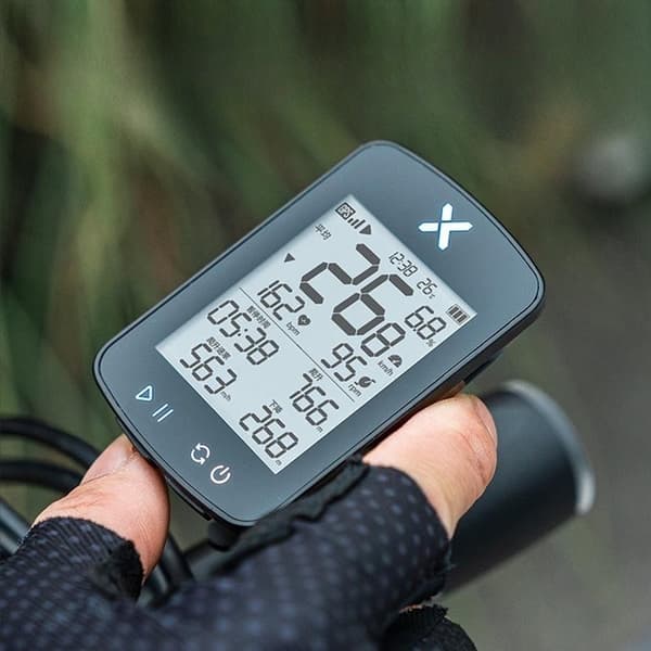 GPS-sykkelcomputer 40 timers batteritid 2,6'' skjermstøtte