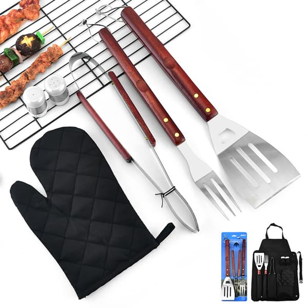 Grillbestickset i rostfritt stål