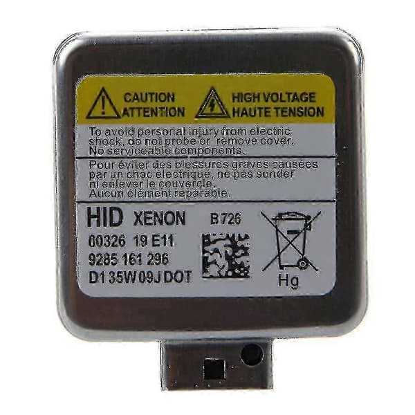 2-pakning 35W 8000K D1S HID Xenon frontlyspære for bilens frontlys