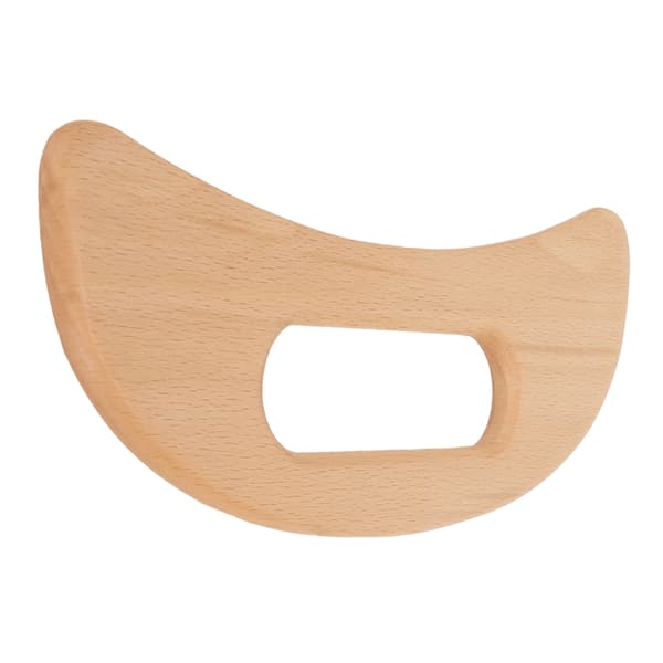 3 Pieces Wood Gua Sha Board Finely Polished Beech Safe Smoothing Effort-Saving Wood Scraping Tool for Arms Legs Back_tfrf