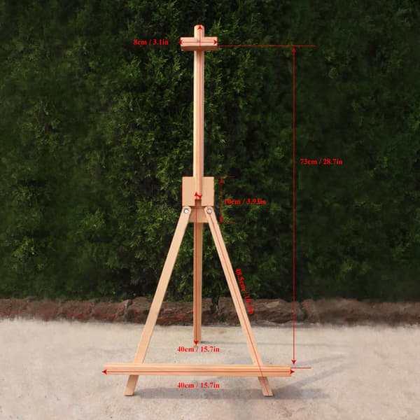 Small Beech Table Easel for Desk, Wedding Photo Display, Decoration, Art Supplies