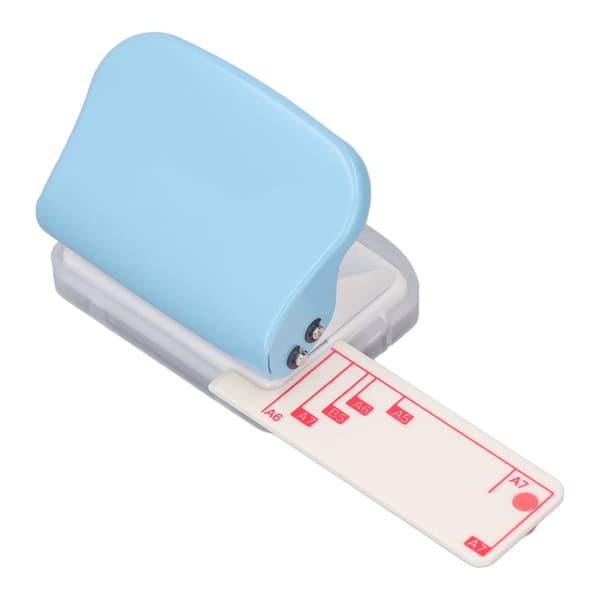 Paper Punch 3-Hole Punch 5 Sheet Capacity Handheld DIY Tool for B5 A5 A6 A7 A4