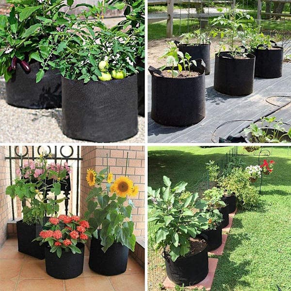 Filt plantepose - Ø25*22CM - 6 stk. - 3 gallon