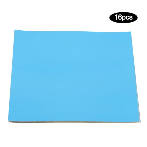 16 Pcs Self-Adhesive Square PVC Mirror Wall Decals for Home Window Tile