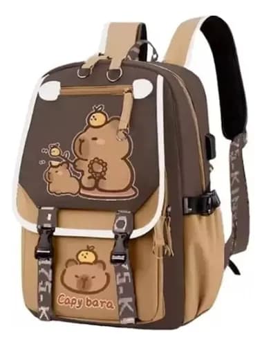 2024 Capybara-reppu, Kawaii-reput tytöille-FX-