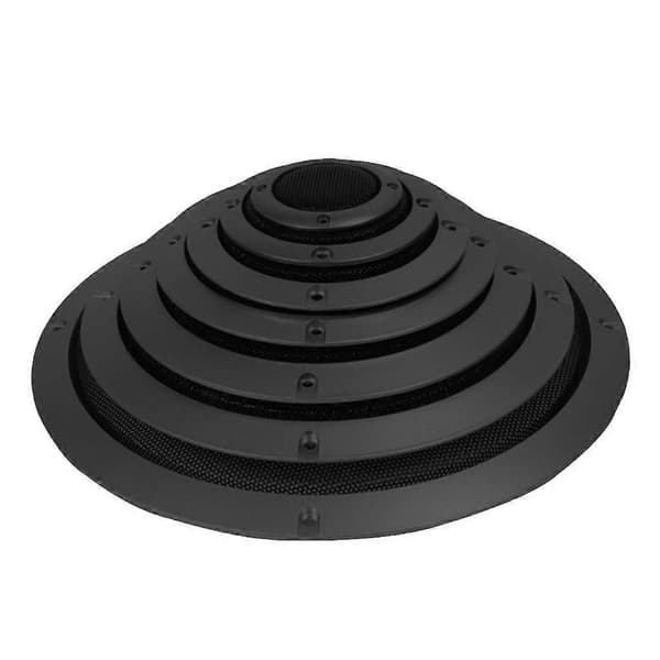 Car Speaker Grille Mesh Round Horn Protective Cover Circle Enclosure Net 2PCS 6.5 inch