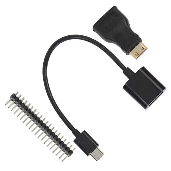 Mini HD til HD-adapter Micro USB til USB hunn strømkabel 40P for Raspberry Pi Zero Pin Kit