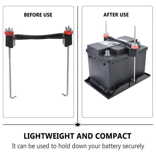 1 sæt batteriholder med J-krogbolte gummi batteriholder bildele