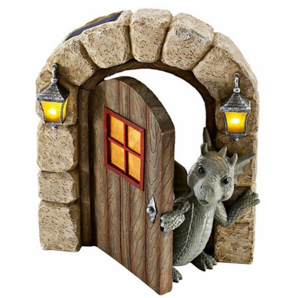 Resin ornament for garden, balcony or outdoors (weatherproof) - B